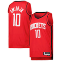 Choea H.Rockets #10 Jabari Smith Jr. Red Swingman Stitched Jerseys-Icon Edition