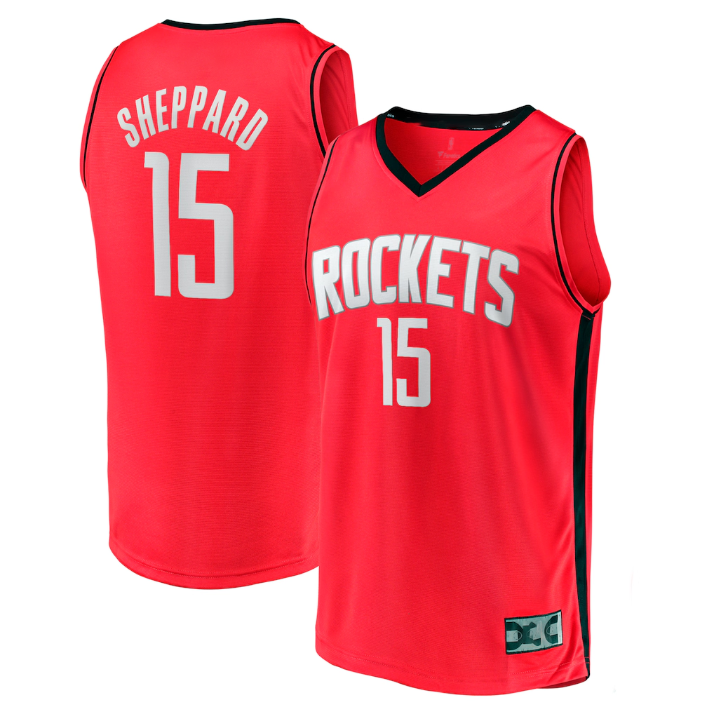 Choea H.Rockets #15 Reed Sheppard Red 2024 Draft Fast Break Player Stitched Jerseys-Icon Edition