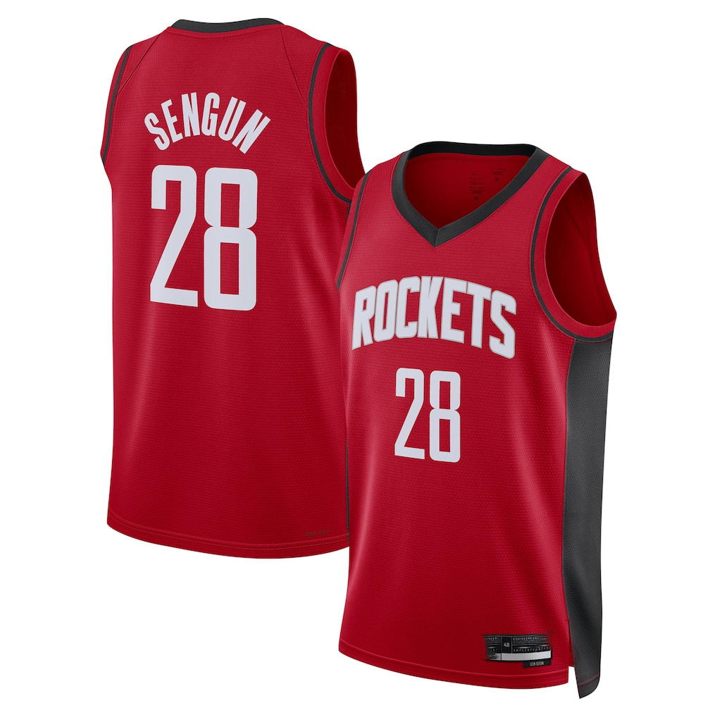 Choea H.Rockets #28 Alperen Sengun Red Swingman Stitched Jerseys-Icon Edition