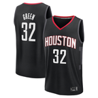 Choea H.Rockets #32 Jeff Green Black Fast Break Replica Player Stitched Jerseys-Statement Edition