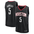Choea H.Rockets #5 Fred VanVleet Black Fast Break Replica Player Stitched Jerseys-Statement Edition