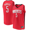 Choea H.Rockets #5 Fred VanVleet Red Fast Break Replica Player Stitched Jerseys-Icon Edition