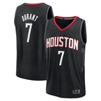Choea H.Rockets #7 Kevin Durant Black Fast Break Replica Player Stitched Jerseys-Statement Edition