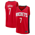 Choea H.Rockets #7 Kevin Durant Red Fast Break Replica Player Stitched Jerseys-Icon Edition