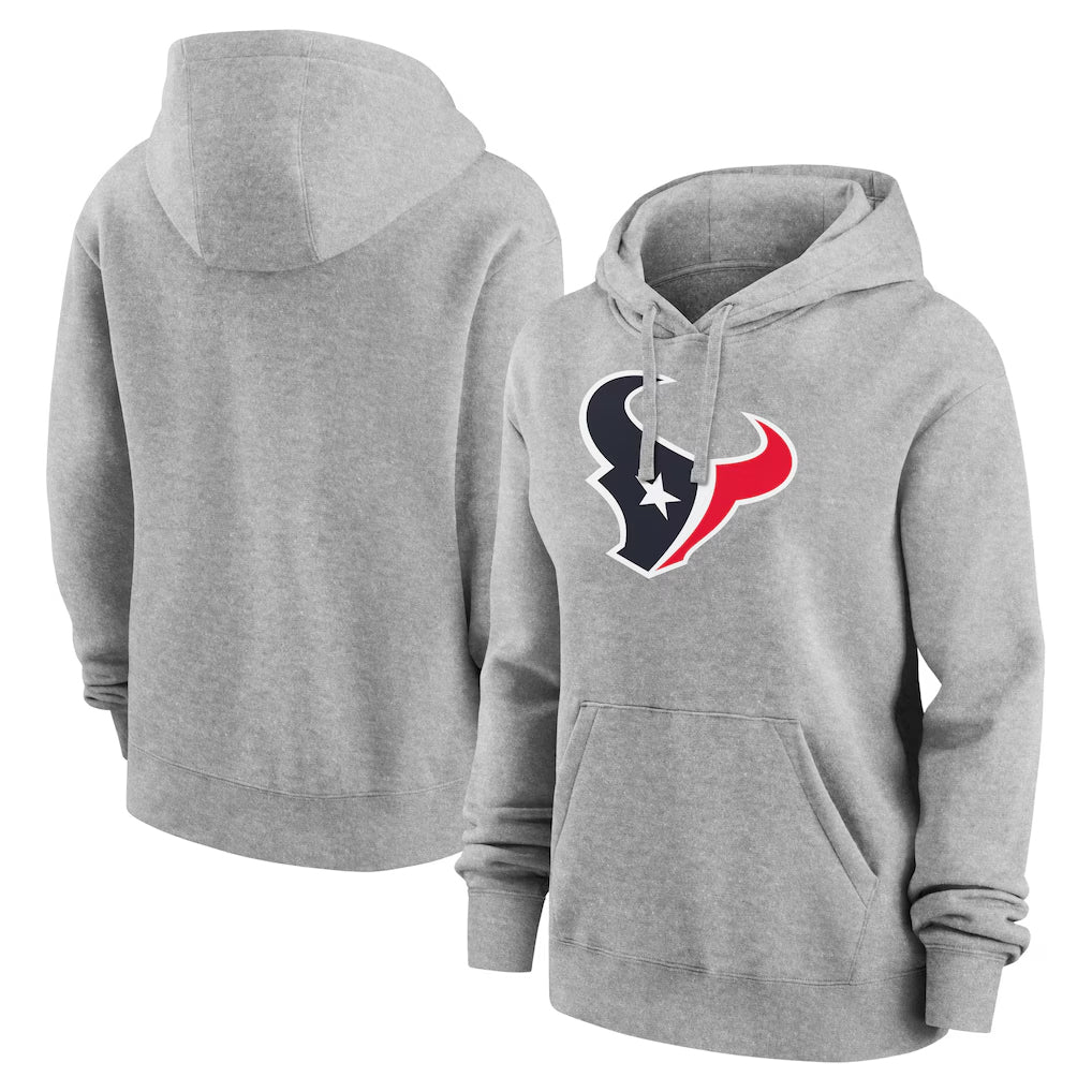 Choea H.Texans Gray Salute to Service Hoodies Limited Game Blank Player Stitched Jerseys
