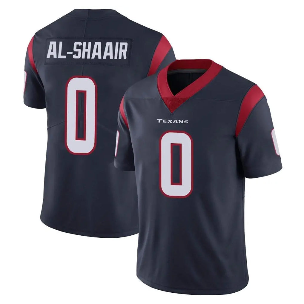 Choea H.Texans #0 Azeez Al-Shaair Player Navy Limited Vapor Untouchable Home Game Stitched Jerseys