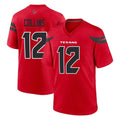 Choea H.Texans #12 Nico Collins Player Red Alternate Home Game Stitched Jerseys