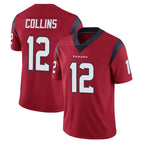 Choea H.Texans #12 Nico Collins Player Red Limited Vapor Untouchable Home Game Stitched Jerseys