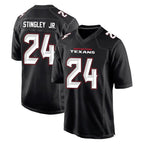 Choea H.Texans #24 Derek Stingley Jr. Player Carbon Black Fashion Home Game Stitched Jerseys