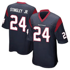 Choea H.Texans #24 Derek Stingley Jr. Player Navy Home Game Stitched Jerseys