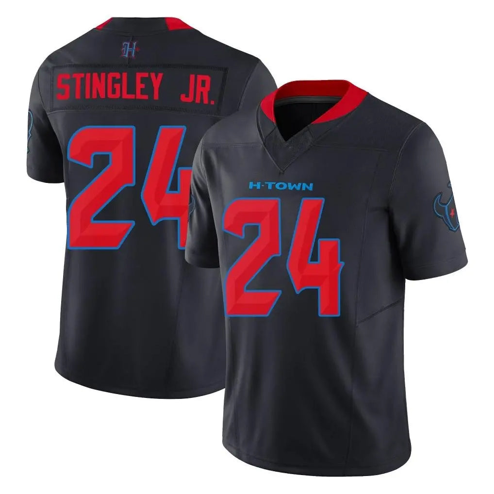 Choea H.Texans #24 Derek Stingley Jr. Player Navy Limited 2nd Alternate Vapor F.U.S.E. Home Game Stitched Jerseys