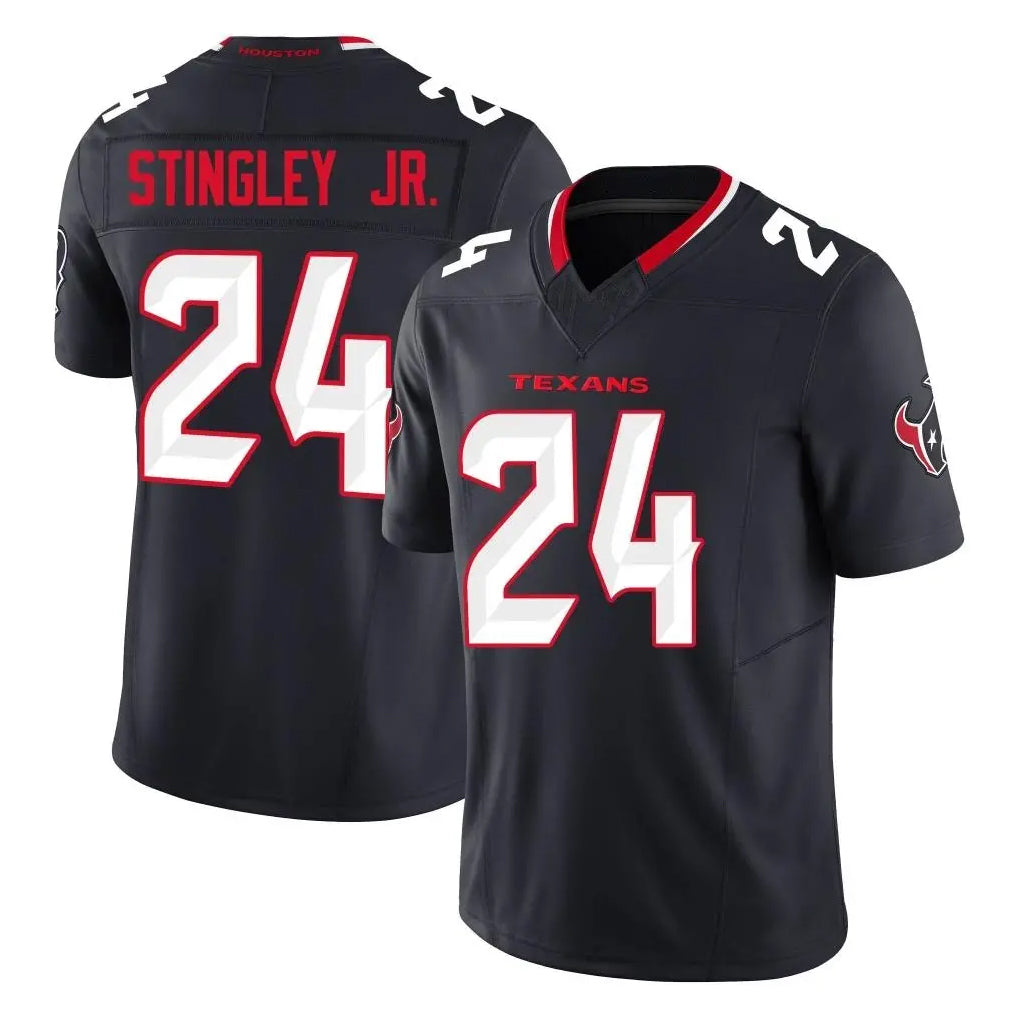 Choea H.Texans #24 Derek Stingley Jr. Player Navy Limited Alternate Vapor F.U.S.E. Home Game Stitched Jerseys