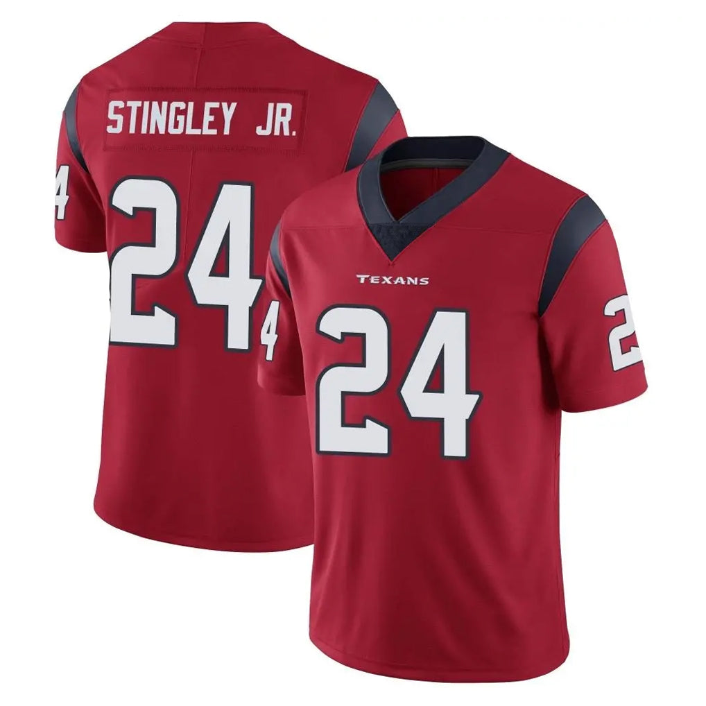 Choea H.Texans #24 Derek Stingley Jr. Player Red Limited Vapor Untouchable Home Game Stitched Jerseys
