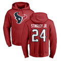 Choea H.Texans #24 Derek Stingley Jr. Player Red Pro Line Pullover Hoodie Limited Game Stitched Jerseys