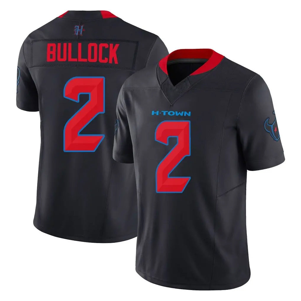 Choea H.Texans #2 Calen Bullock Player Navy Limited 2nd Alternate Vapor F.U.S.E. Home Game Stitched Jerseys