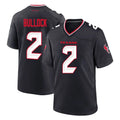Choea H.Texans #2 Calen Bullock Player Navy Team Home Game Stitched Jerseys