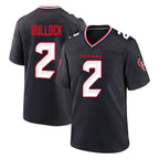 Choea H.Texans #2 Calen Bullock Player Navy Team Home Game Stitched Jerseys