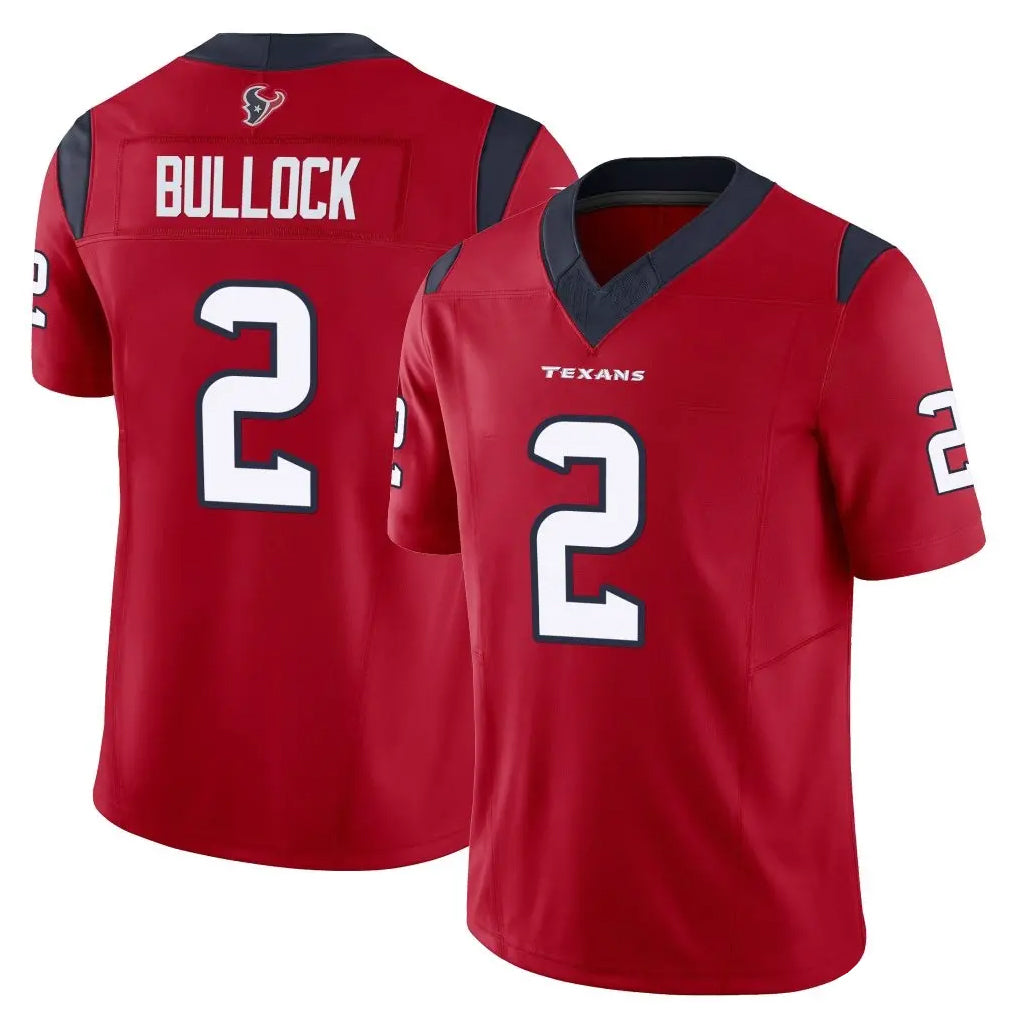 Choea H.Texans #2 Calen Bullock Player Red Limited Vapor F.U.S.E. Home Game Stitched Jerseys