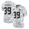 Choea H.Texans #39 Henry To'oTo'o Player Arctic Camo Salute To Service Limited Game Stitched Jerseys