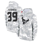 Choea H.Texans #39 Henry To'oTo'o Player Arctic Camo Salute to Service Hoodies Limited Game Stitched Jerseys