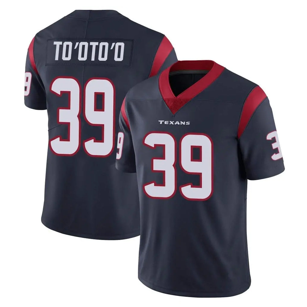 Choea H.Texans #39 Henry To'oTo'o Player Navy Limited Vapor Untouchable Home Game Stitched Jerseys