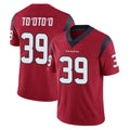 Choea H.Texans #39 Henry To'oTo'o Player Red Limited Vapor Untouchable Home Game Stitched Jerseys