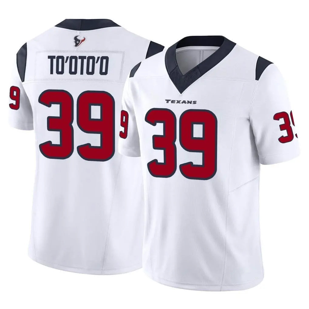 Choea H.Texans #39 Henry To'oTo'o Player White Limited Vapor F.U.S.E. Home Game Stitched Jerseys