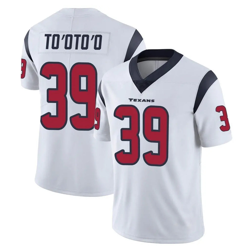 Choea H.Texans #39 Henry To'oTo'o Player White Limited Vapor Untouchable Home Game Stitched Jerseys