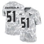 Choea H.Texans #51 Will Anderson Jr. Player Arctic Camo Salute To Service Limited Game Stitched Jerseys