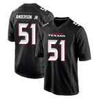 Choea H.Texans #51 Will Anderson Jr. Player Carbon Black Fashion Home Game Stitched Jerseys
