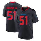 Choea H.Texans #51 Will Anderson Jr. Player Navy 2nd Alternate Home Game Stitched Jerseys