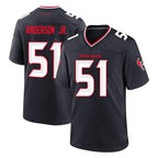 Choea H.Texans #51 Will Anderson Jr. Player Navy Team Home Game Stitched Jerseys