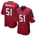 Choea H.Texans #51 Will Anderson Jr. Player Red Home Game Stitched Jerseys