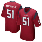 Choea H.Texans #51 Will Anderson Jr. Player Red Home Game Stitched Jerseys