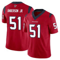 Choea H.Texans #51 Will Anderson Jr. Player Red Limited Vapor F.U.S.E. Home Game Stitched Jerseys