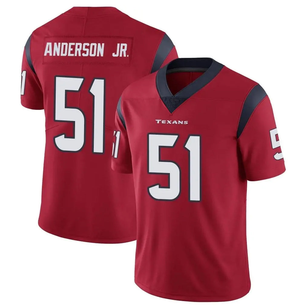 Choea H.Texans #51 Will Anderson Jr. Player Red Limited Vapor Untouchable Home Game Stitched Jerseys