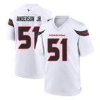 Choea H.Texans #51 Will Anderson Jr. Player White Home Game Stitched Jerseys