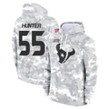 Choea H.Texans #55 Danielle Hunter Player Arctic Camo Salute to Service Hoodies Limited Game Stitched Jerseys