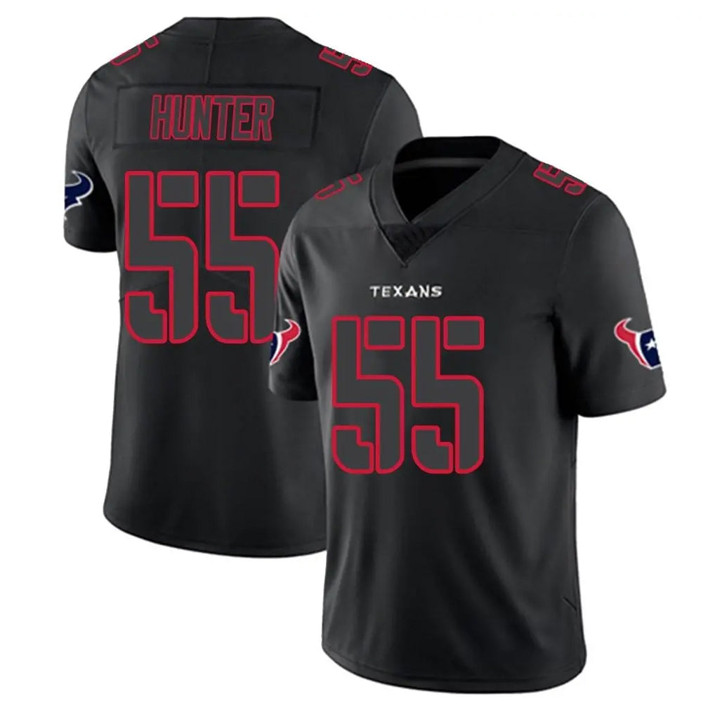Choea H.Texans #55 Danielle Hunter Player Black Impact Limited Game Stitched Jerseys