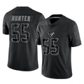 Choea H.Texans #55 Danielle Hunter Player Black Reflective Limited Game Stitched Jerseys