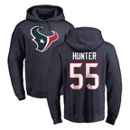 Choea H.Texans #55 Danielle Hunter Player Navy Pro Line Pullover Hoodie Limited Game Stitched Jerseys