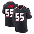 Choea H.Texans #55 Danielle Hunter Player Navy Team Home Game Stitched Jerseys