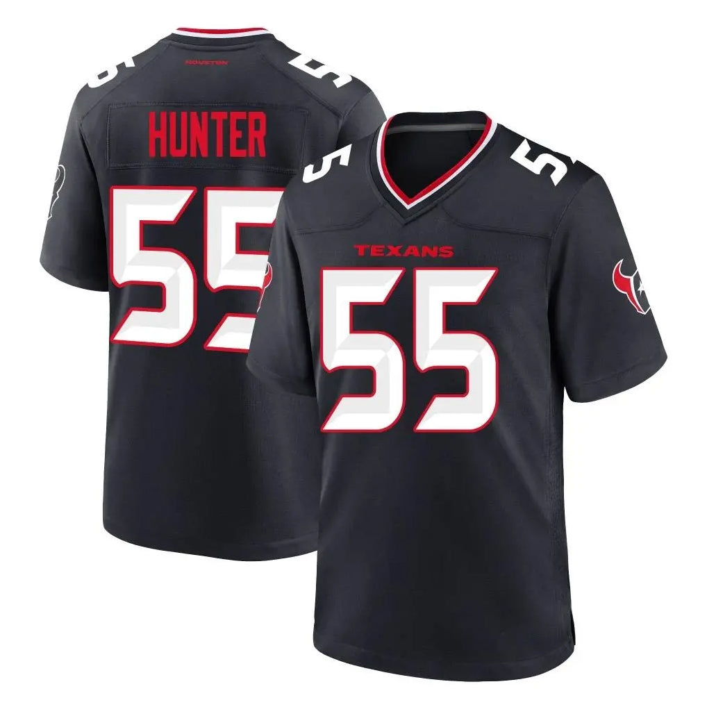 Choea H.Texans #55 Danielle Hunter Player Navy Team Home Game Stitched Jerseys