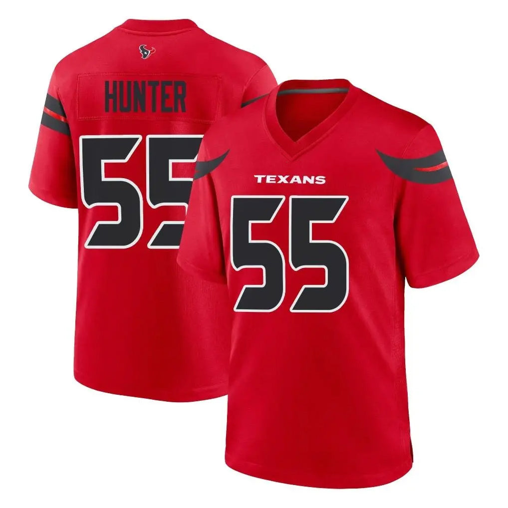 Choea H.Texans #55 Danielle Hunter Player Red Alternate Home Game Stitched Jerseys