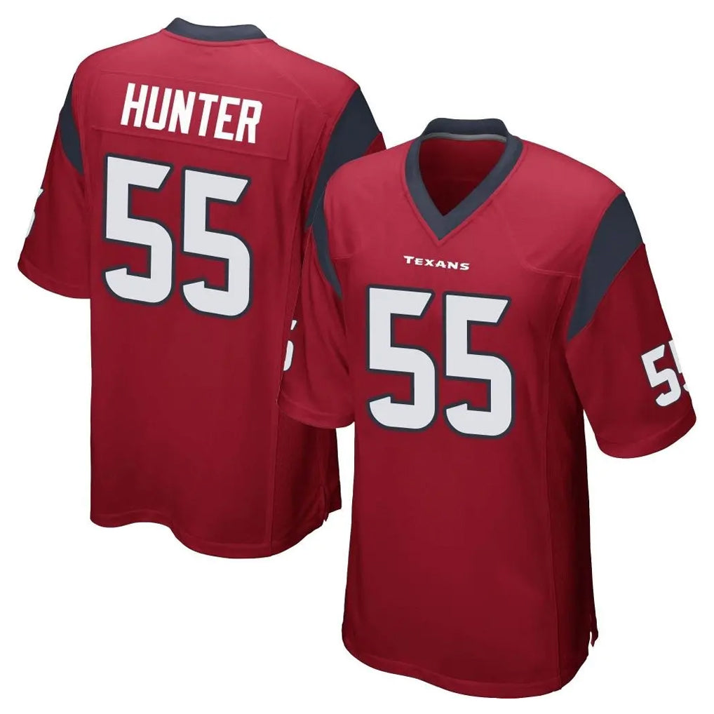 Choea H.Texans #55 Danielle Hunter Player Red Home Game Stitched Jerseys