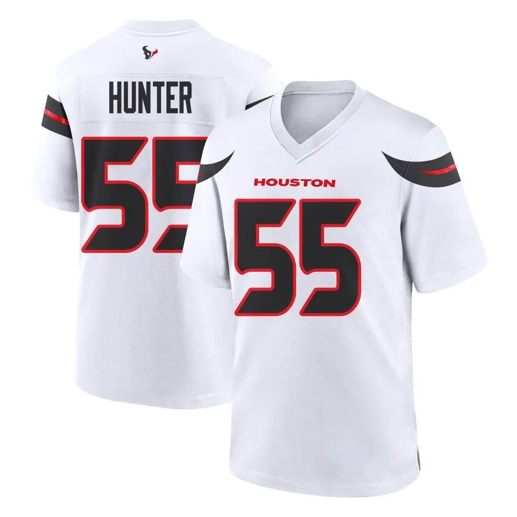 Choea H.Texans #55 Danielle Hunter Player White Home Game Stitched Jerseys