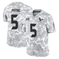 Choea H.Texans #5 Jalen Pitre Player Arctic Camo Salute To Service Limited Game Stitched Jerseys
