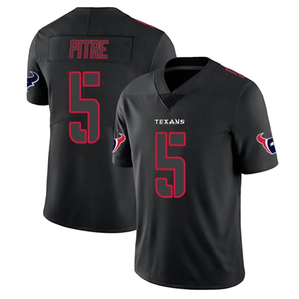 Choea H.Texans #5 Jalen Pitre Player Black Impact Limited Game Stitched Jerseys