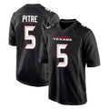 Choea H.Texans #5 Jalen Pitre Player Carbon Black Fashion Home Game Stitched Jerseys