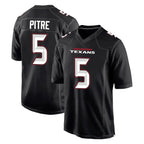 Choea H.Texans #5 Jalen Pitre Player Carbon Black Fashion Home Game Stitched Jerseys